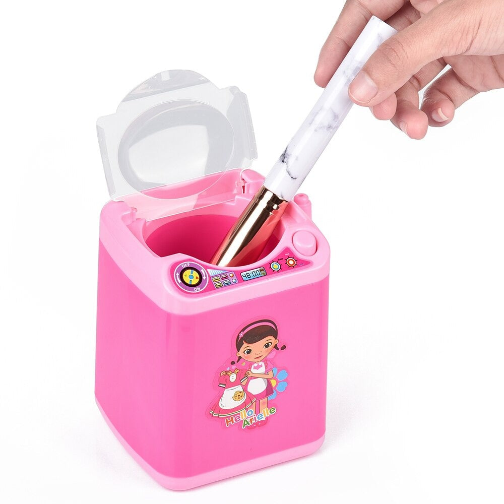Mini Makeup Brush Cleaner Electric Washing Machine For Eyelashes Pad Sponge  UK
